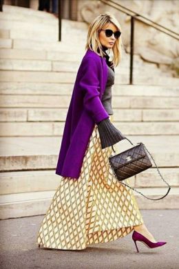 Фиолетовый лук одежда