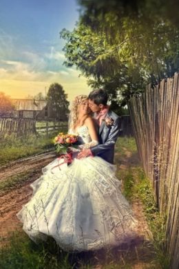 Русская свадьба в деревне