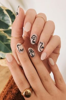 Простые дизайны ногтей