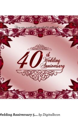 Сорок лет свадьбы