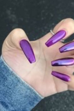 Пурпурные ногти