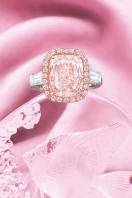 Розовые камни в ювелирных украшениях