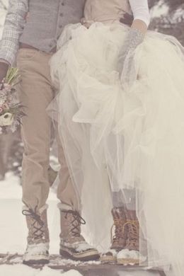Обувь для зимней свадьбы