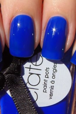 Синий цвет лака для ногтей