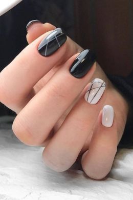 Очень простой дизайн ногтей