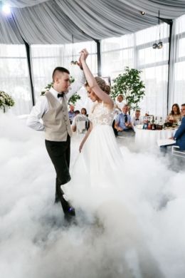 Дым для свадебного танца