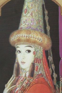 Казахский головной убор саукеле