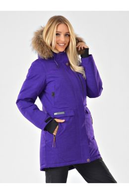 Фиолетовая куртка женская