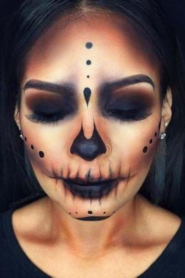 Страшные макияжи на хэллоуин