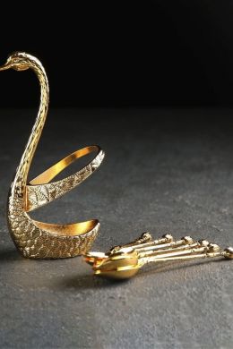 Подвеска лебеди из золота