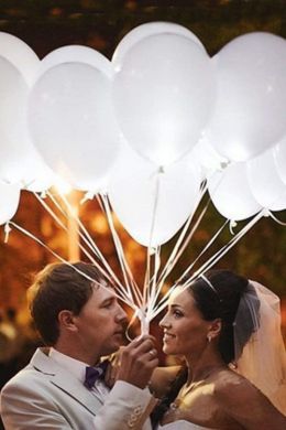 Гелевые шары на свадьбу