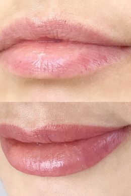 Перманентный макияж эффект зацелованных губ