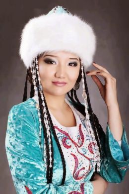 Киргизский головной убор женский