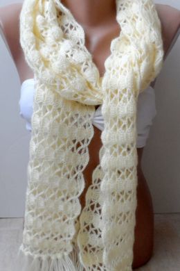 Красивые вязаные шарфы