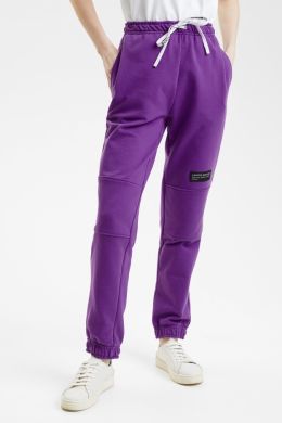 Фиолетовые спортивные штаны