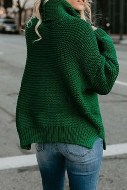 Черно зеленый свитер