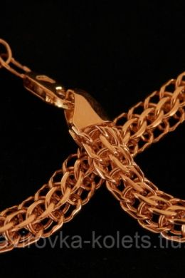 Золотая цепочка плетение итальянка