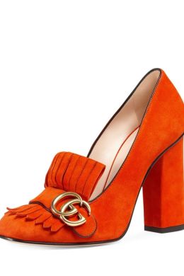 Туфли женские оранжевые