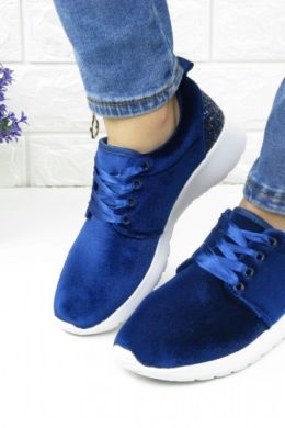 Ботинки женские темно синие