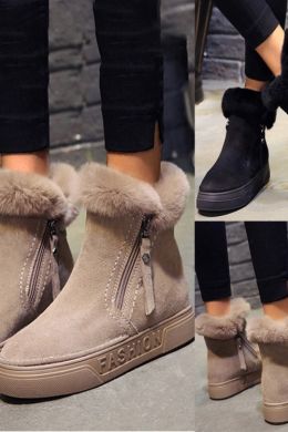Зимние ботинки женские модные стильные