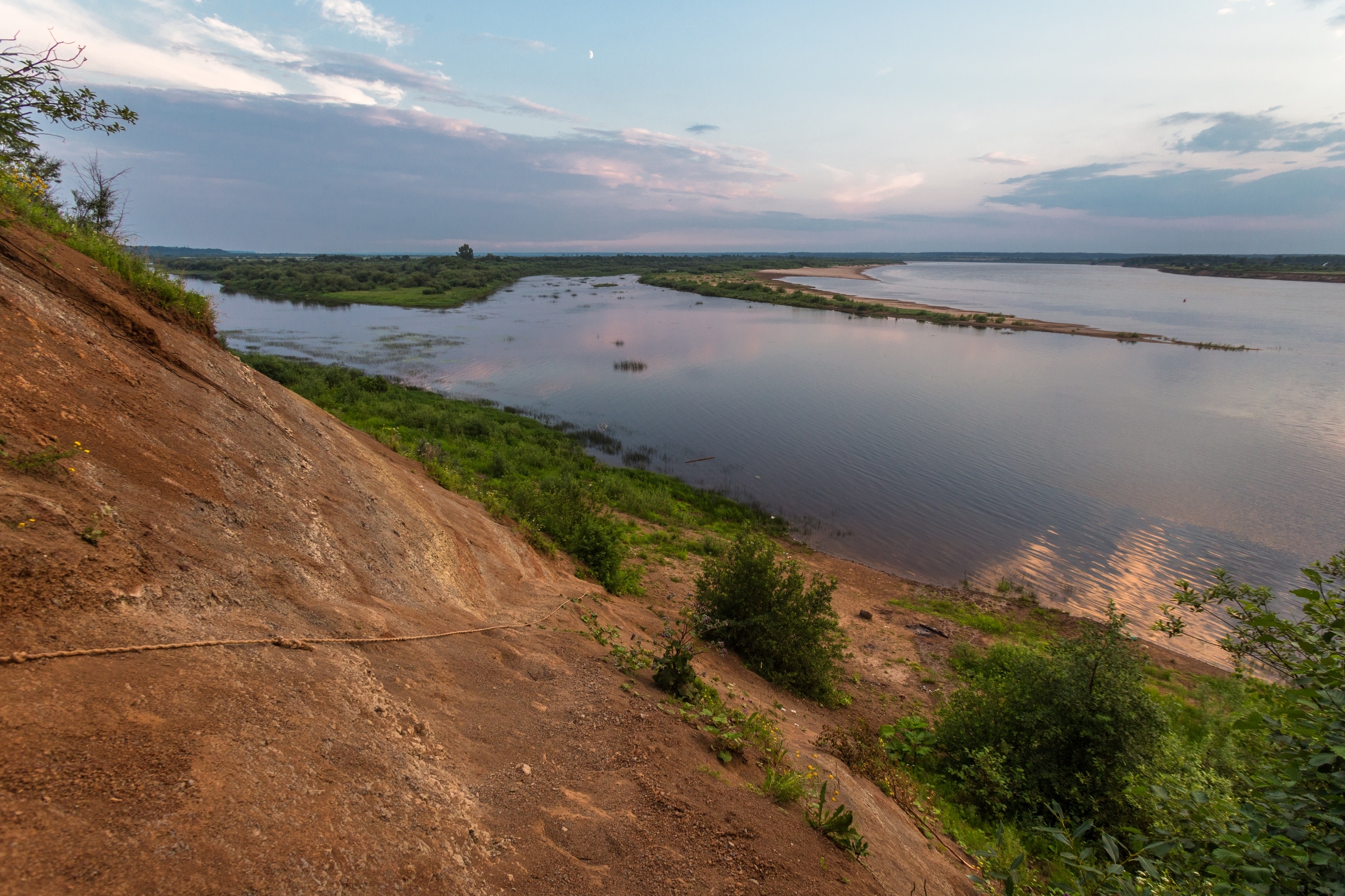 Берег Северной Двины Копачево