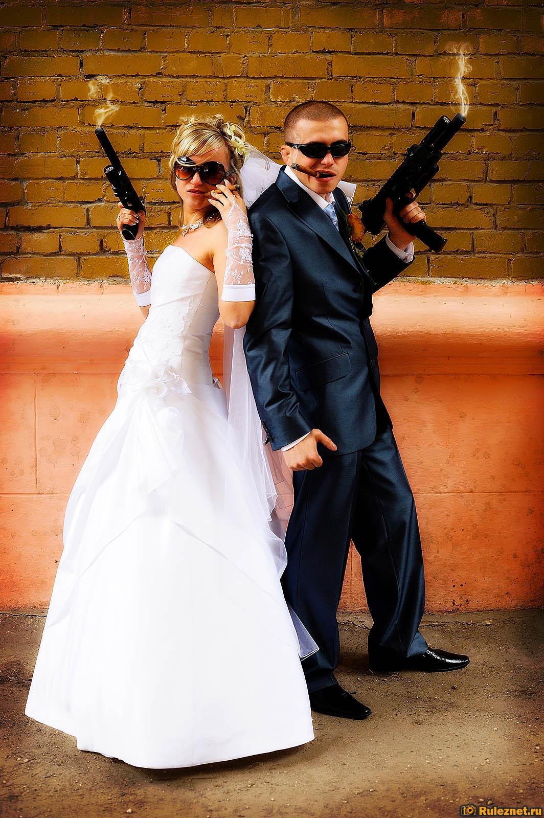 Невеста в стиле гангстеров