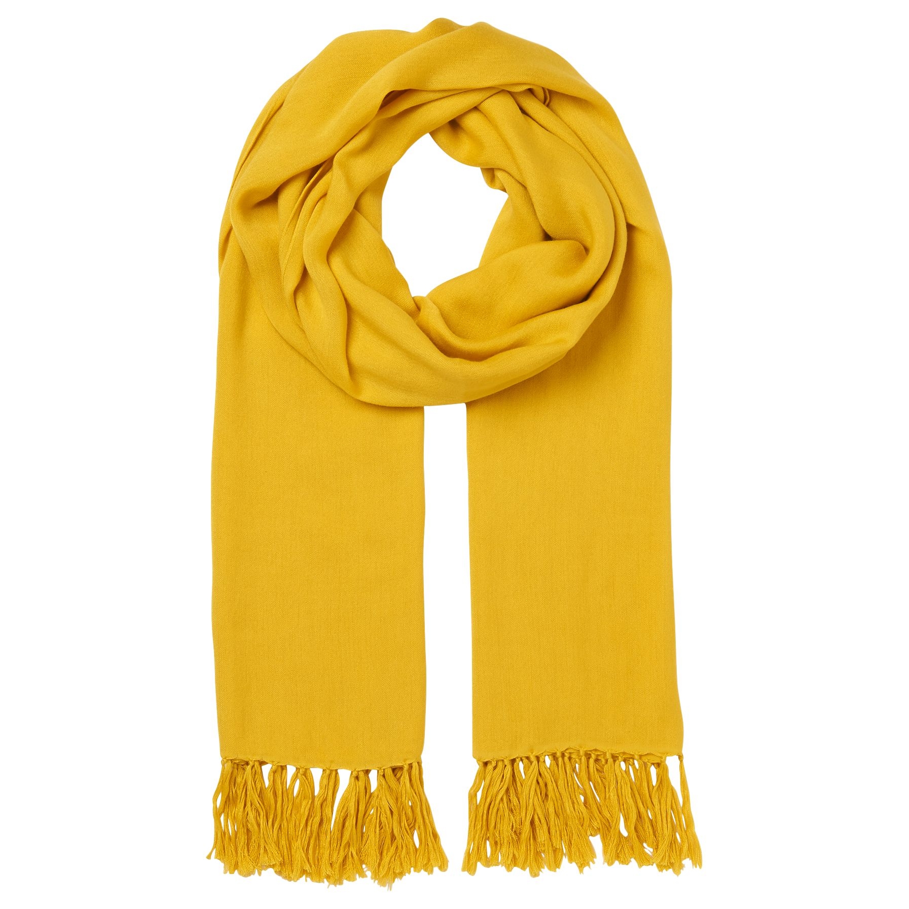 Желтый шарф