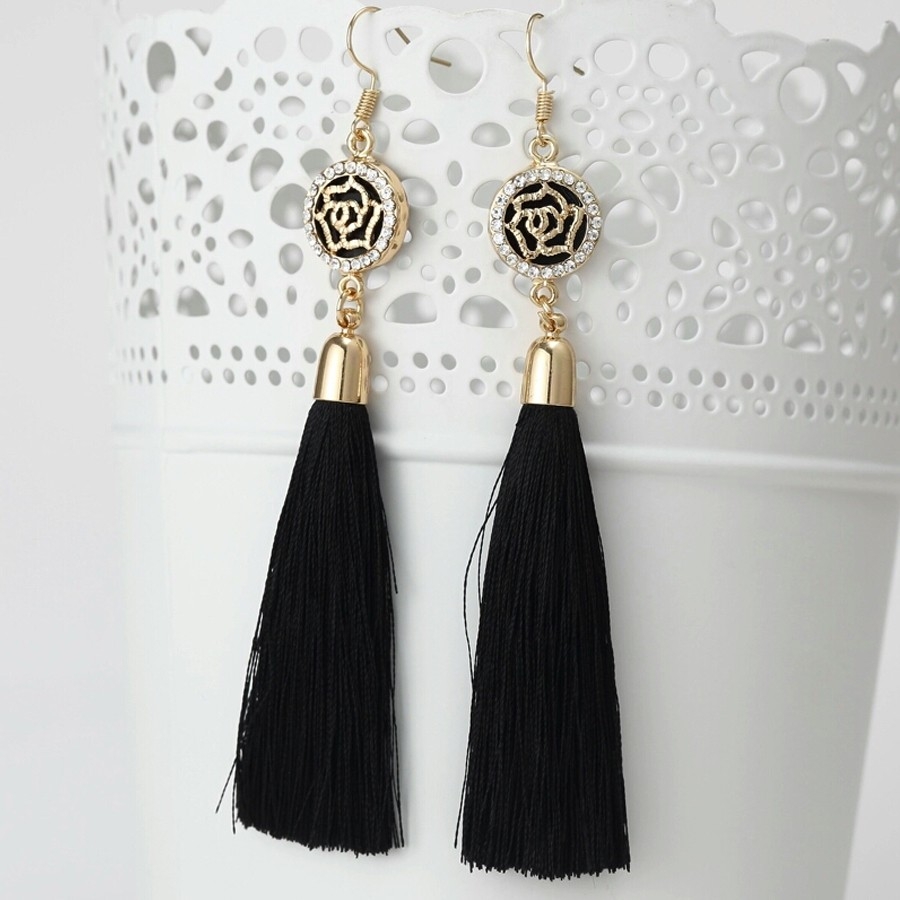 Серьги Tassel Jacob and co