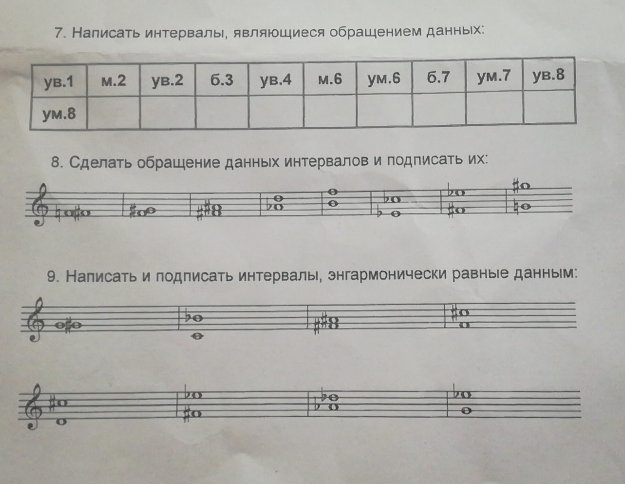 Построить интервалы. Обращение интервалов сольфеджио 3 класс. Обращение интервалов сольфеджио таблица. Задание на обращение интервалов по сольфеджио. Обращение интервалов сольфеджио 4 класс.