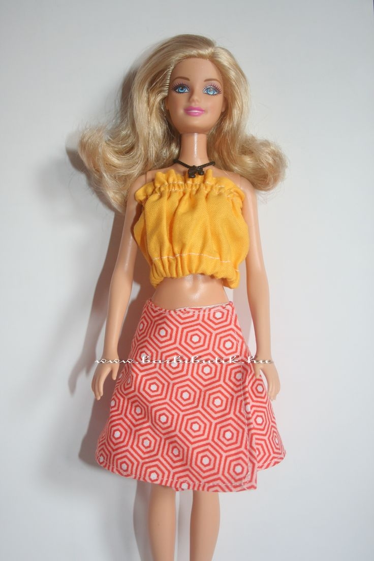 Расклешенная юбка для Барби