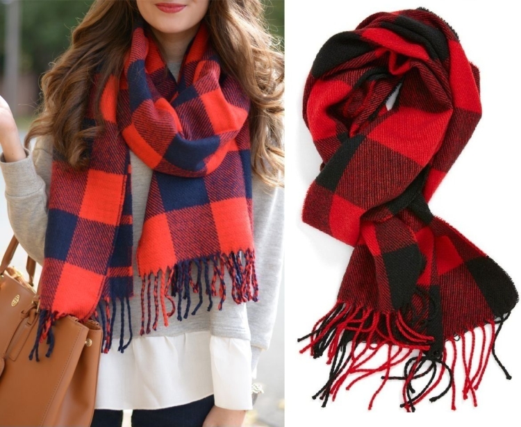Самые модные шарфы для девушек