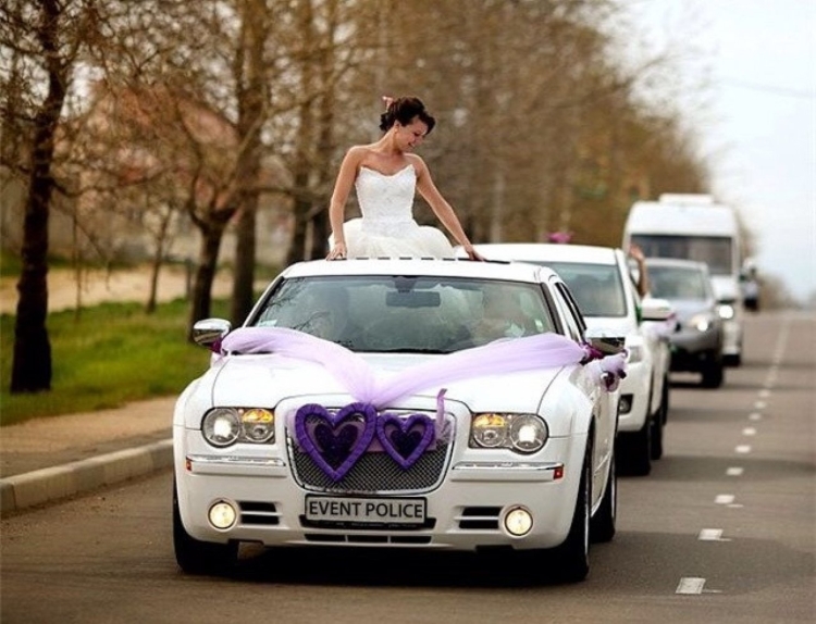 Toyota Alphard свадебный кортеж