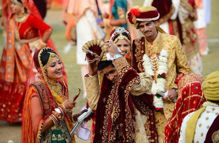 Традиционная свадьба в Индии