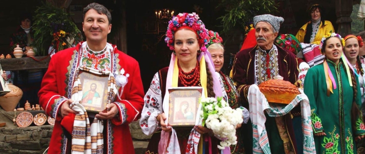 Украинская свадьба в селе