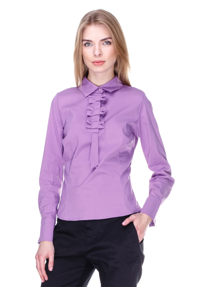 Фиолетовая блузка женская