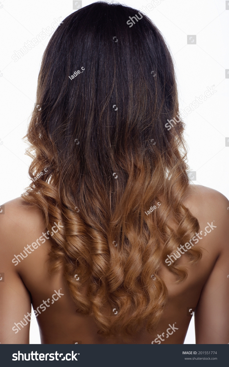 Лисий хвост на длинные волосы без челки