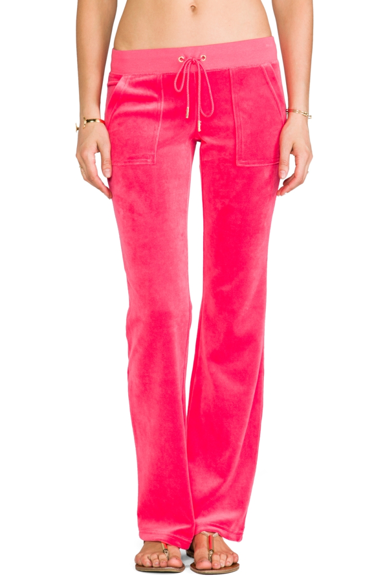 Red juicy Couture Tracksuit Velour