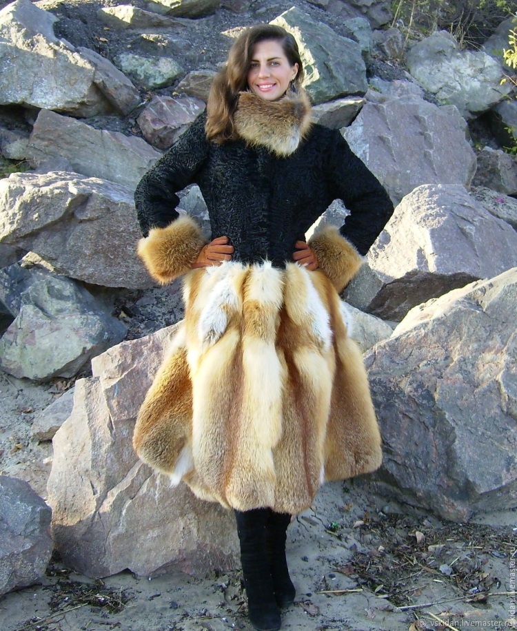 Пальто из искусственного меха Faux fur Coat