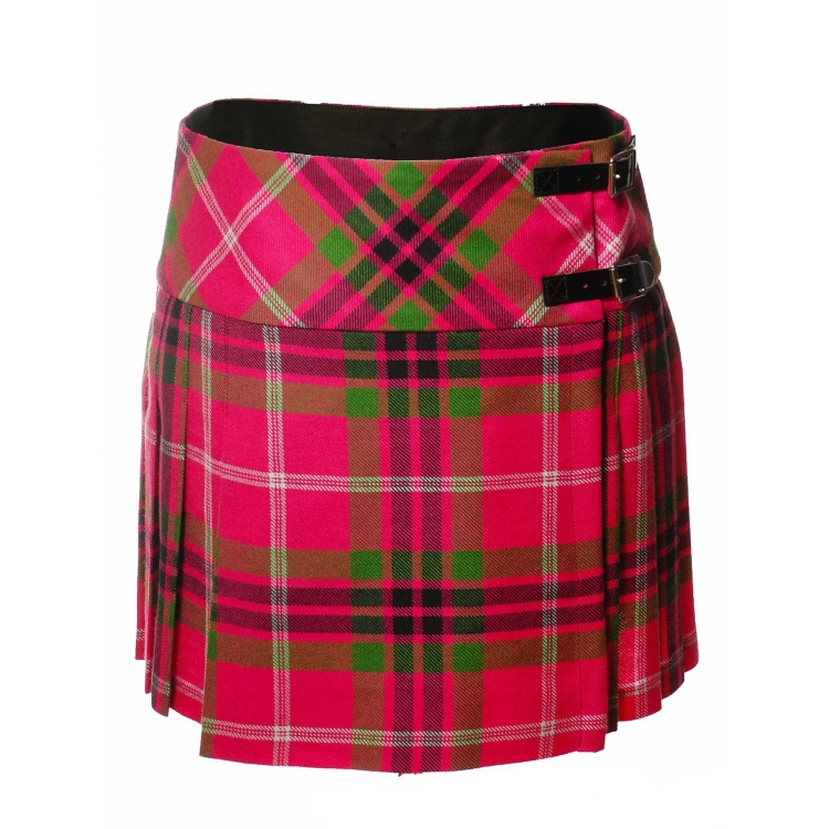 A woman's Dress consists of a skirt and a Tartan Shawl. Another option is a women's large Kilt and Blouse.