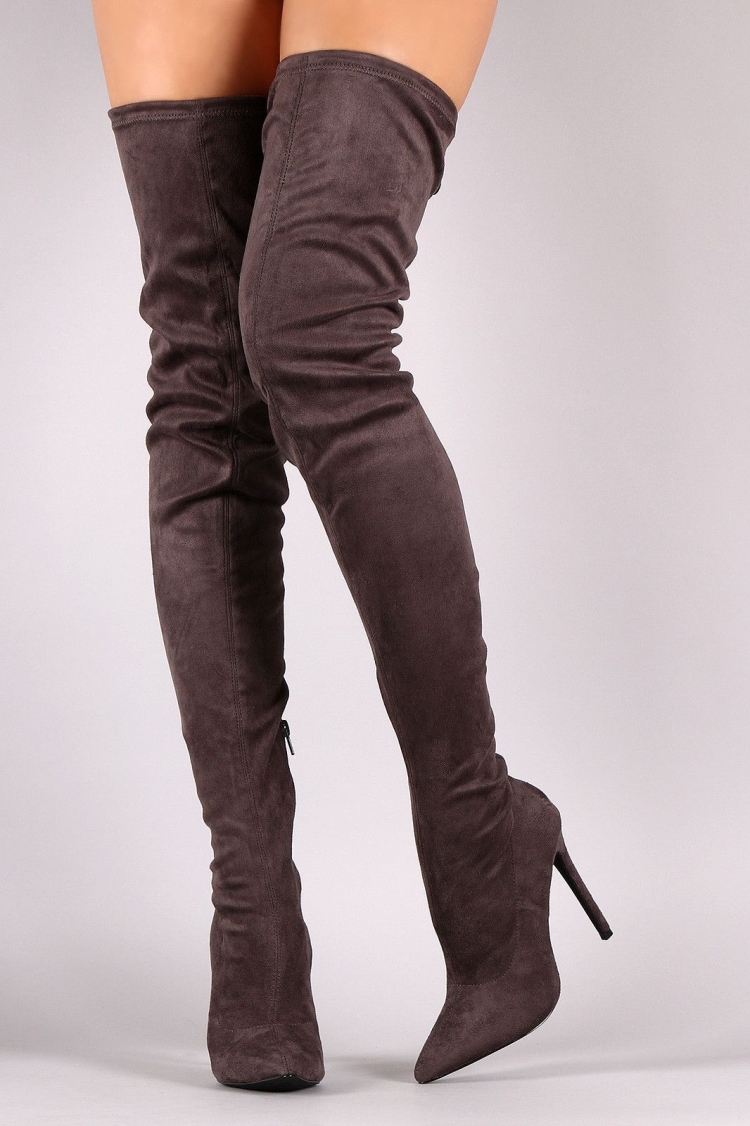 Suede over Knee Boots