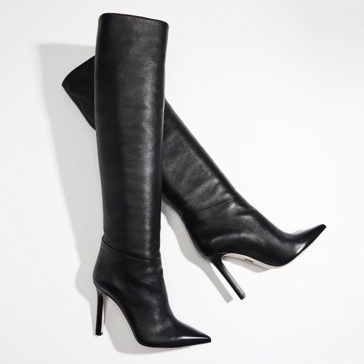 Leather Boots Pointy Toe