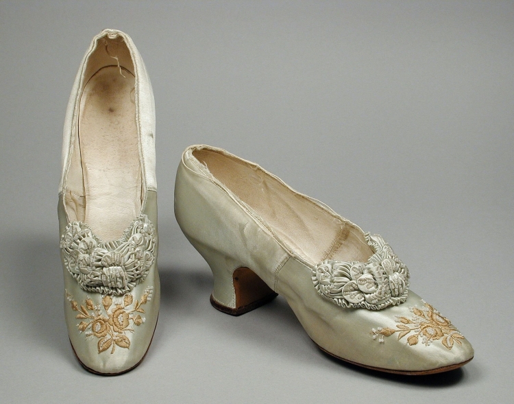 Обувь 18 века рококо