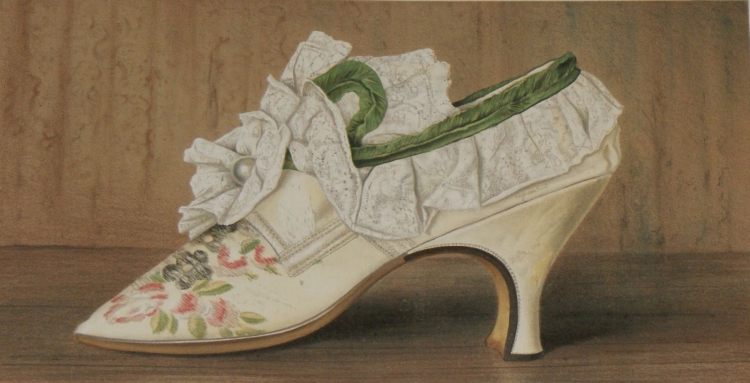 Обувь средневековья женская