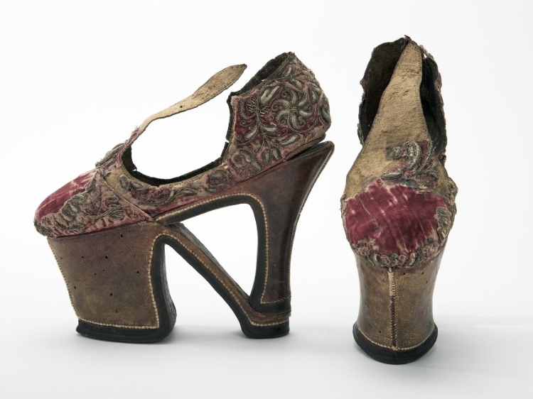 Обувь Барокко Франция 17 век