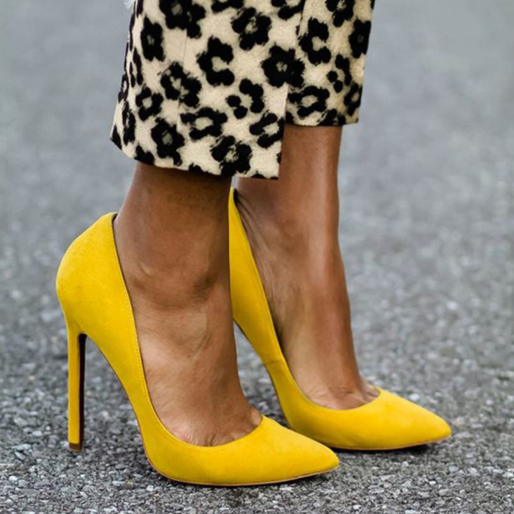 Туфли Королевские жёлтые