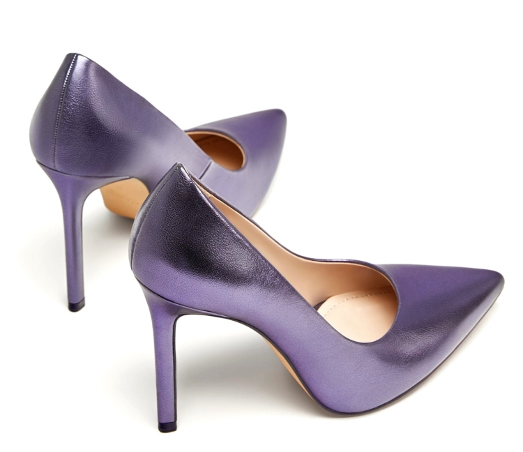 Фиолетовые туфли Зара