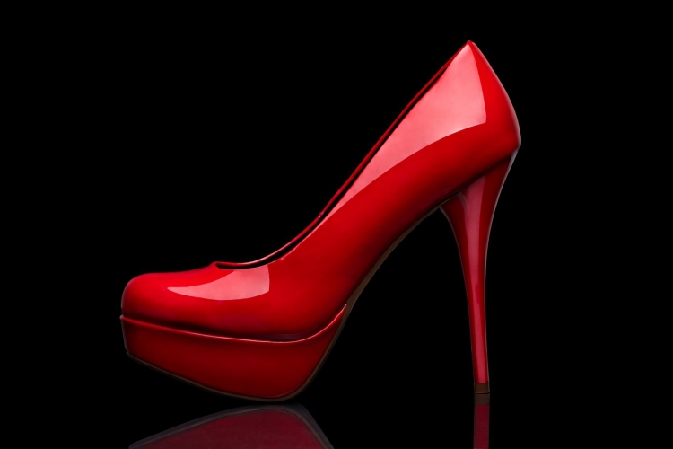 Туфли женские красные