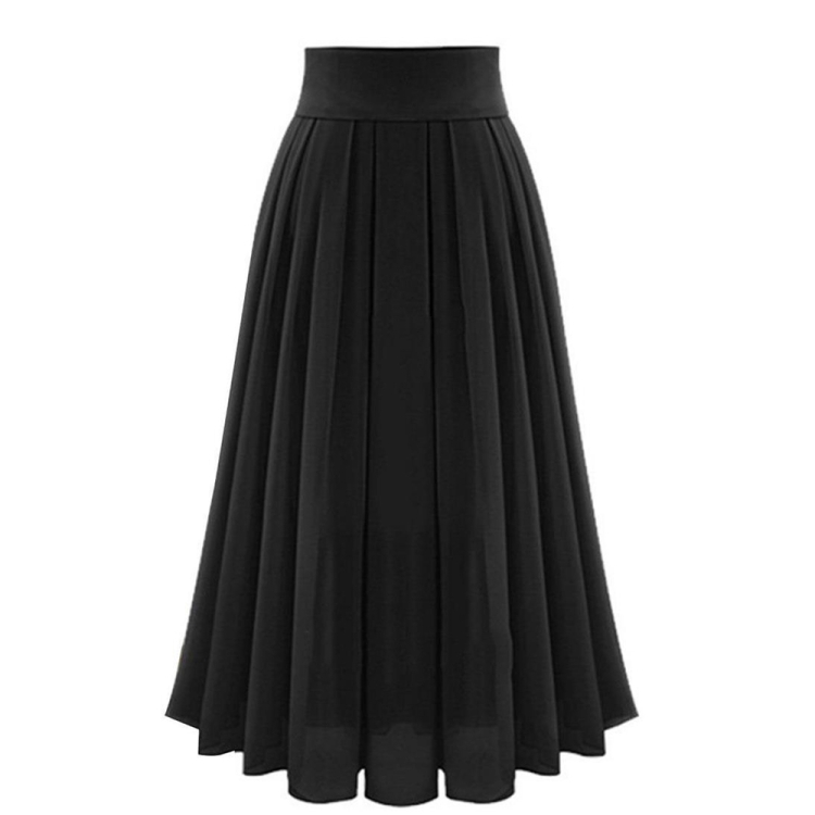 Длинная черная юбка