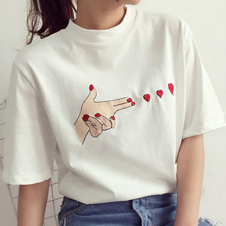 Корейские футболки для девушек