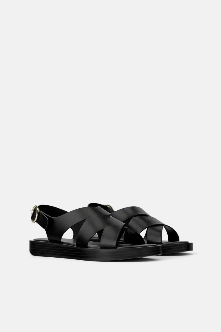 Zara z1w:Heel Sandal черные